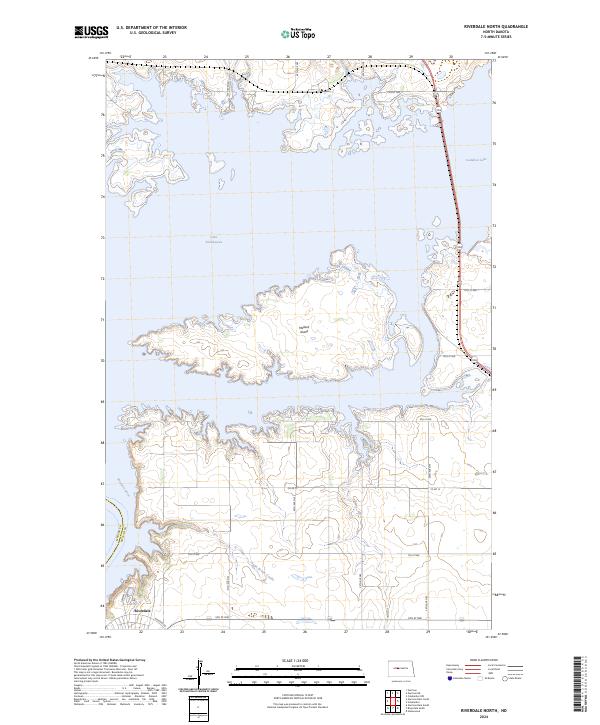 Riverdale North topographic map thumbnail