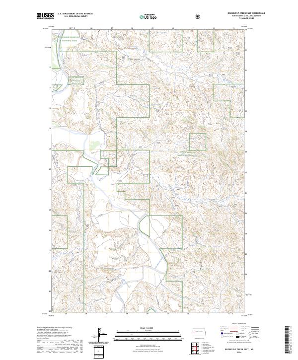 Roosevelt Creek East topographic map thumbnail