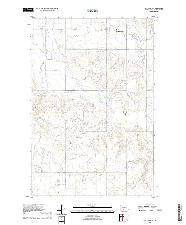 Saint Anthony 2024 topographic map thumbnail