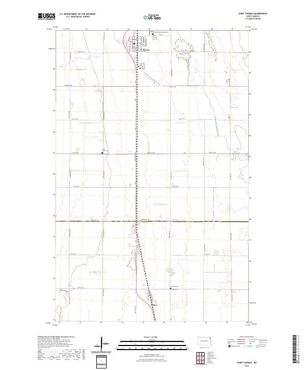 Saint Thomas 2024 topographic map thumbnail