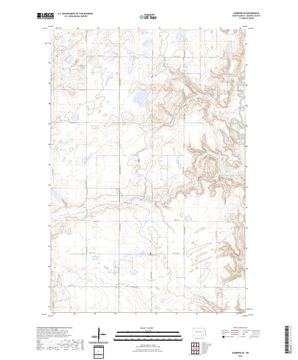 Sanborn SE 2024 topographic map thumbnail