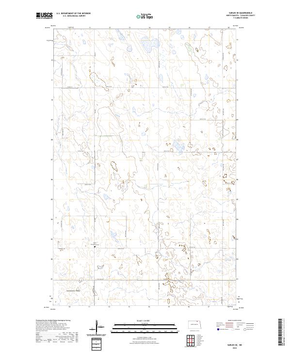 Sarles SE 2024 topographic map thumbnail