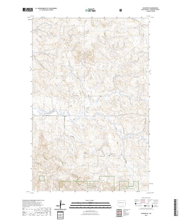 Schafer SE 2024 topographic map thumbnail