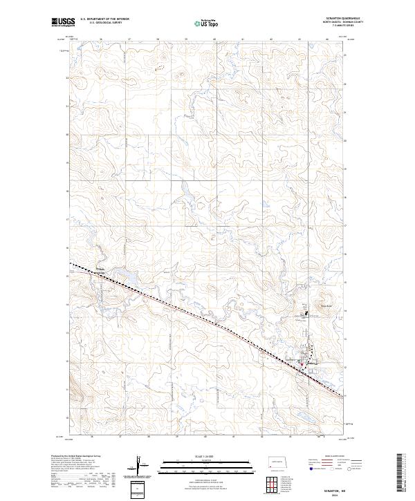 Scranton 2024 topographic map thumbnail
