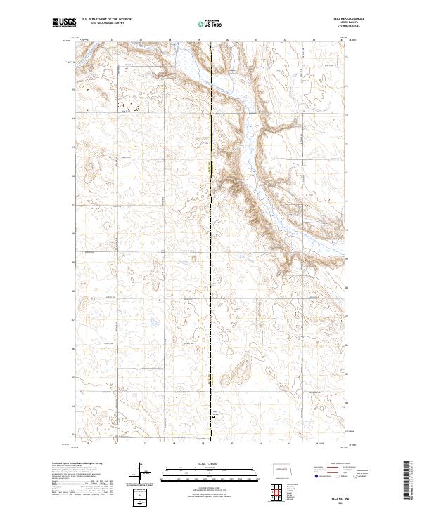 Selz NE topographic map thumbnail
