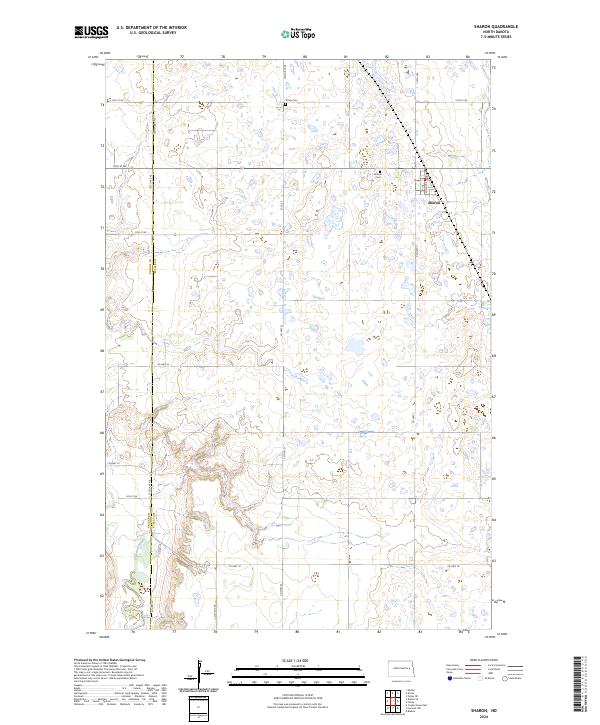 Sharon 2024 topographic map thumbnail