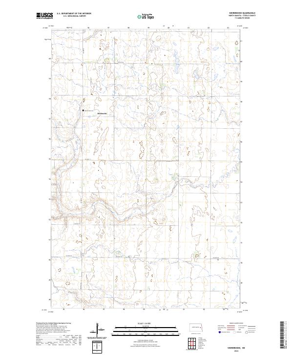 Sherbrooke 2024 topographic map thumbnail