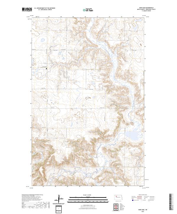 Sikes Dam 2024 topographic map thumbnail