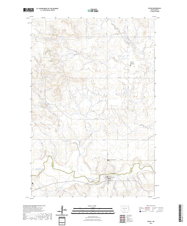 Solen topographic map thumbnail