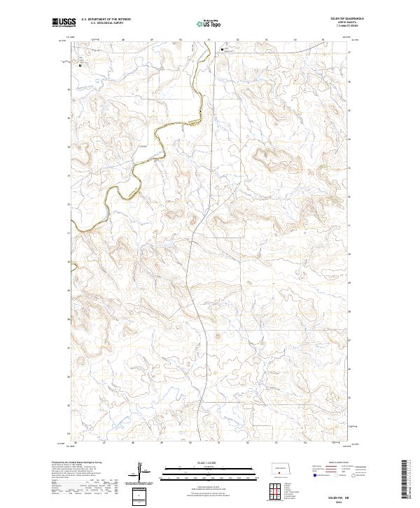 Solen SW topographic map thumbnail