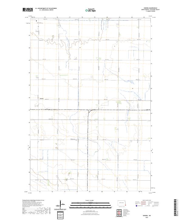 Sonora 2024 topographic map thumbnail
