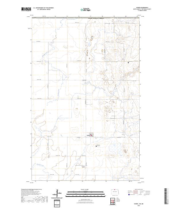 Souris 2024 topographic map thumbnail