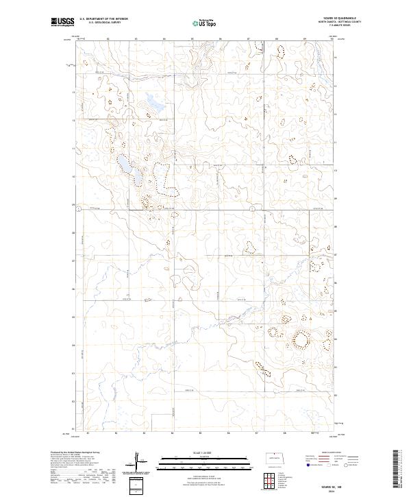 Souris SE topographic map thumbnail