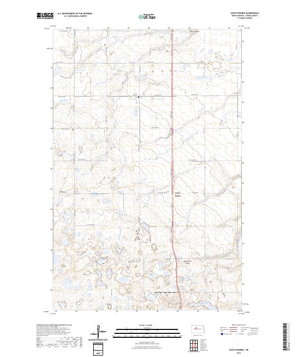 South Prairie topographic map thumbnail