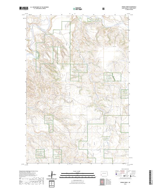 Spring Creek 2024 topographic map thumbnail