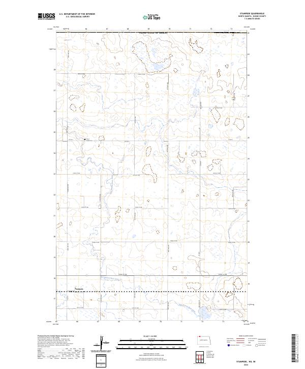 Stampede topographic map thumbnail