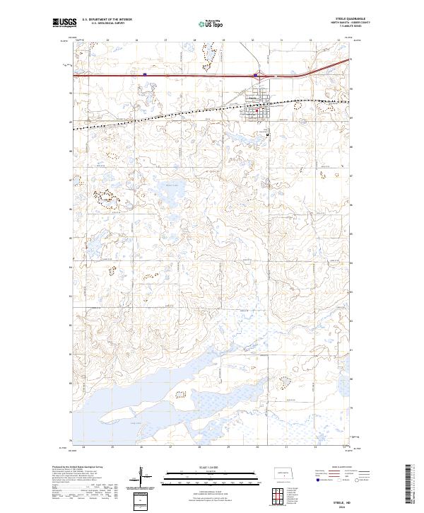 Steele 2024 topographic map thumbnail