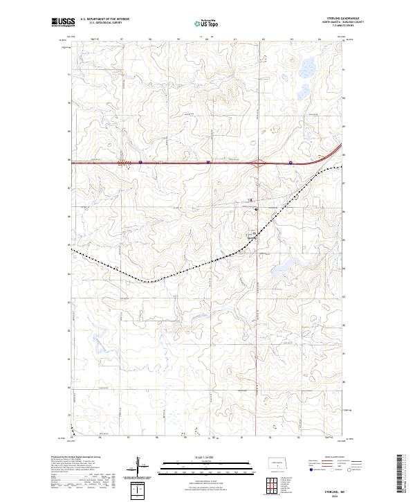 Sterling topographic map thumbnail