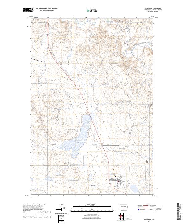 Strasburg 2024 topographic map thumbnail