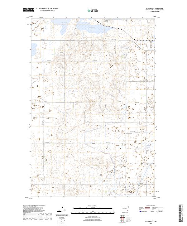 Straubville topographic map thumbnail