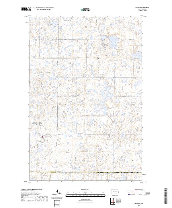 Streeter 2024 topographic map thumbnail