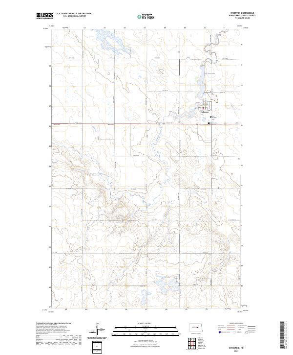 Sykeston 2024 topographic map thumbnail