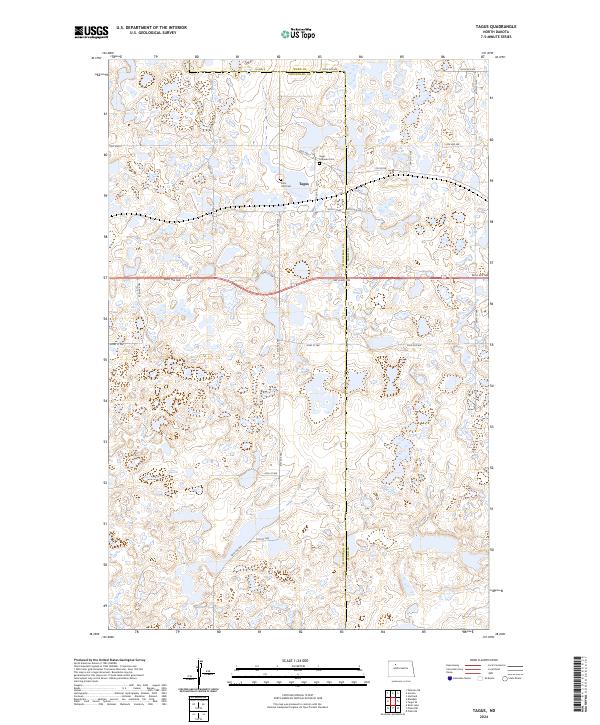 Tagus 2024 topographic map thumbnail