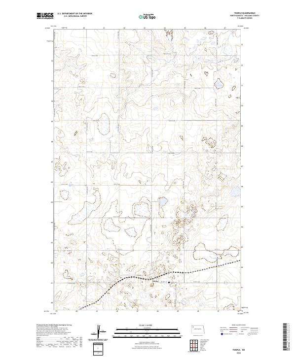 Temple 2024 topographic map thumbnail