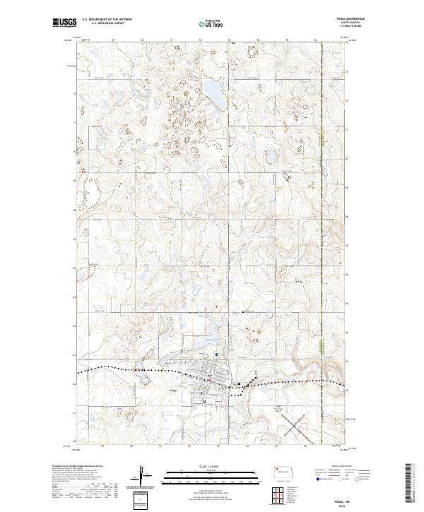 Tioga 2024 topographic map thumbnail