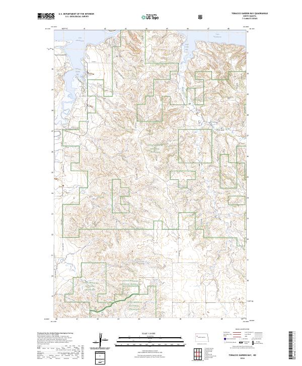 Tobacco Garden Bay topographic map thumbnail