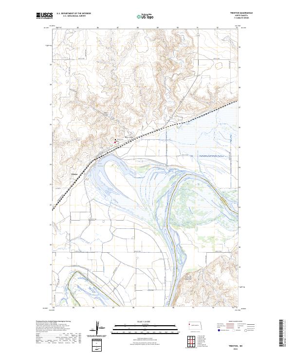 Trenton topographic map thumbnail