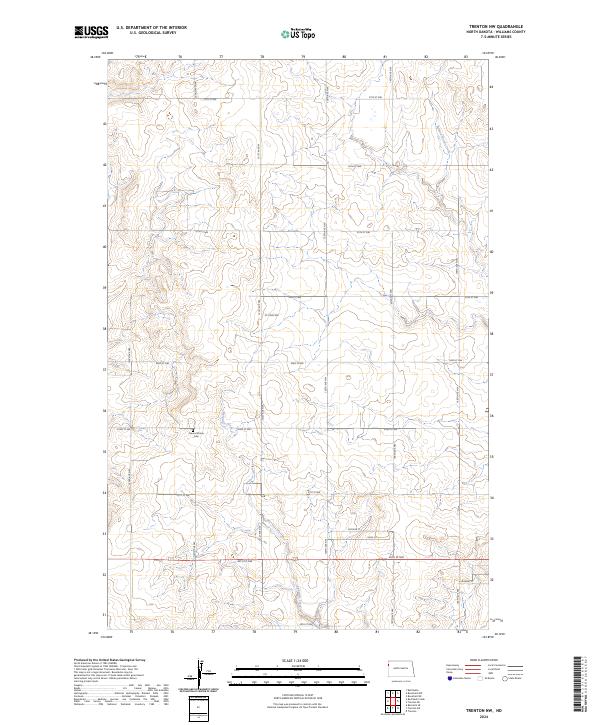 Trenton NW topographic map thumbnail