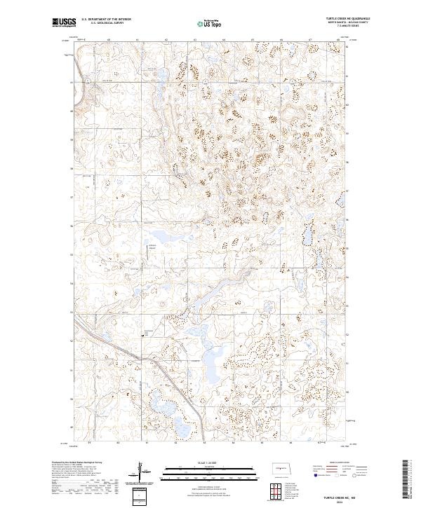 Turtle Creek NE topographic map thumbnail