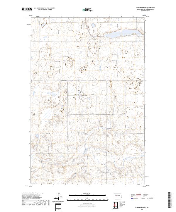 Turtle Creek SE topographic map thumbnail