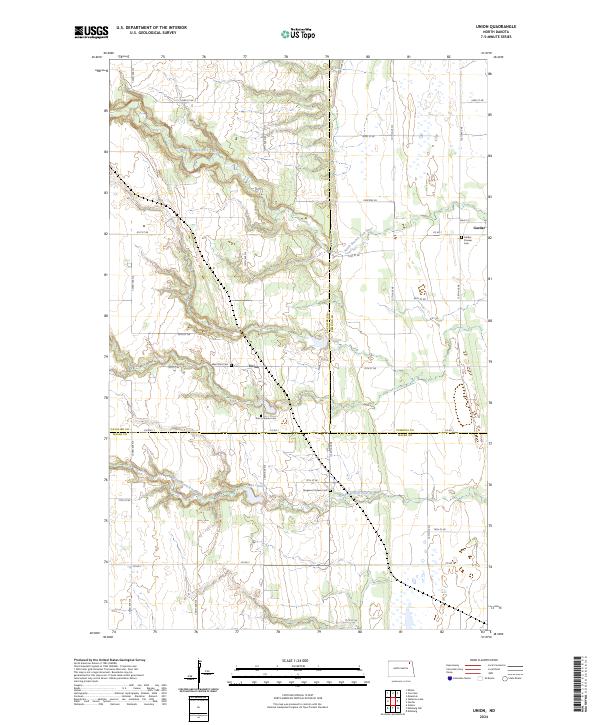 Union topographic map thumbnail