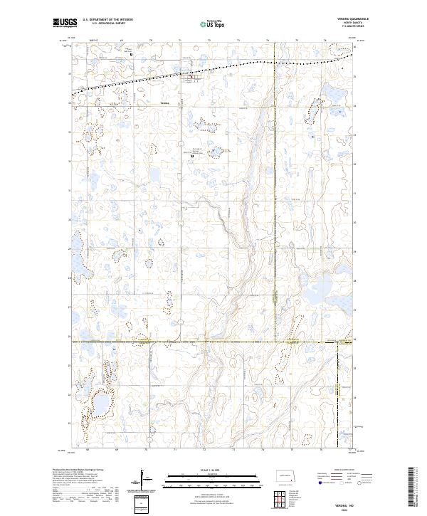Verona topographic map thumbnail
