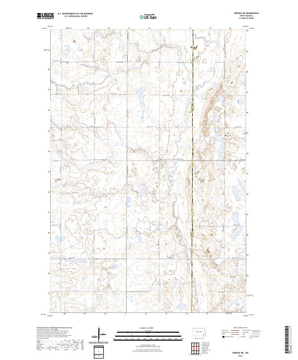 Verona NE topographic map thumbnail