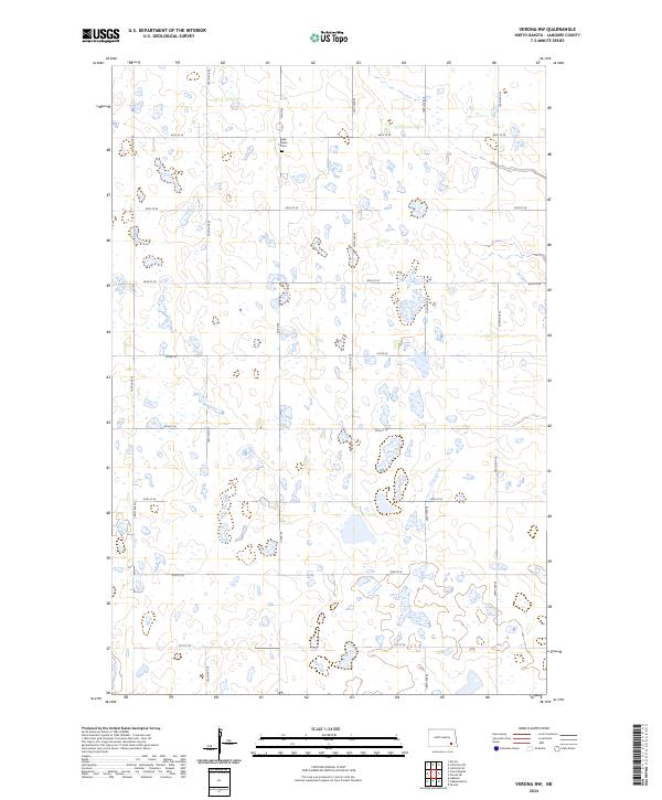 Verona NW topographic map thumbnail