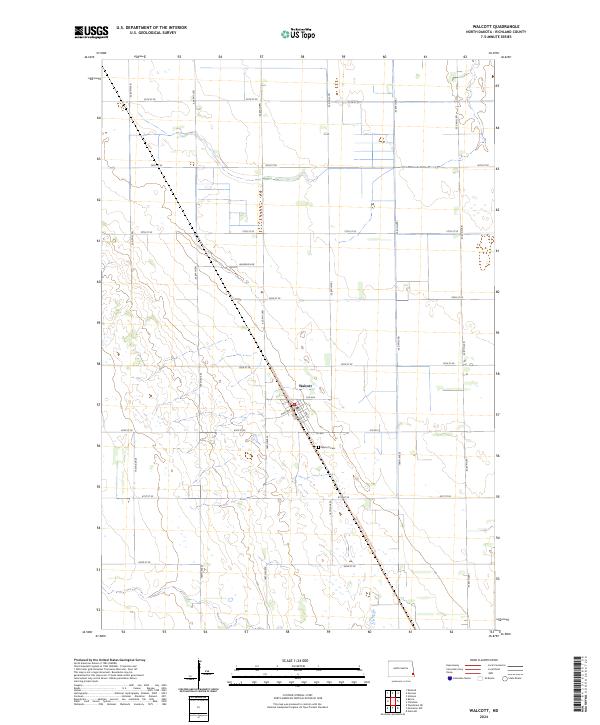 Walcott 2024 topographic map thumbnail