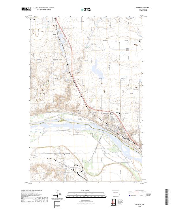 Washburn 2024 topographic map thumbnail