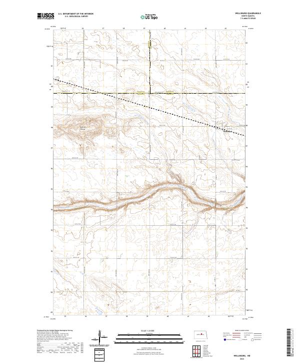 Wellsburg 2024 topographic map thumbnail