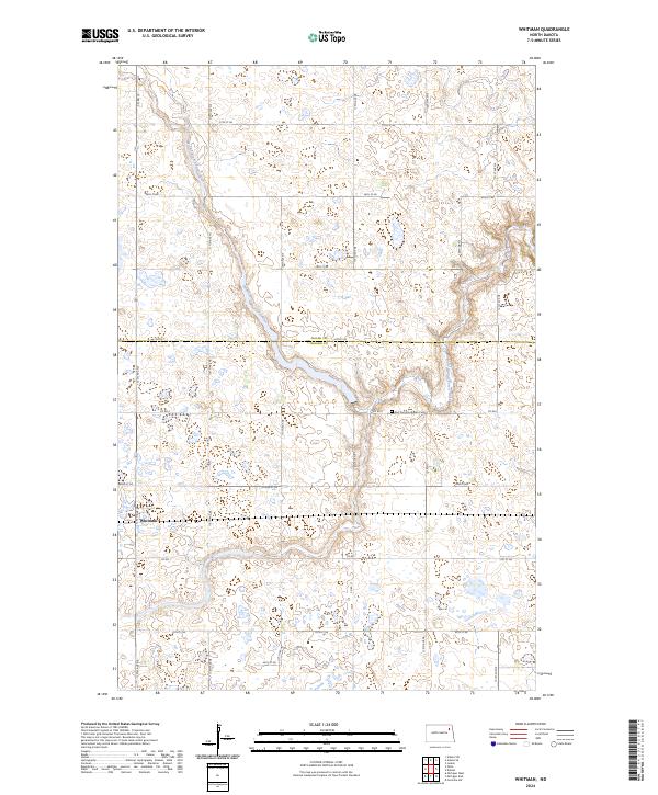 Whitman 2024 topographic map thumbnail