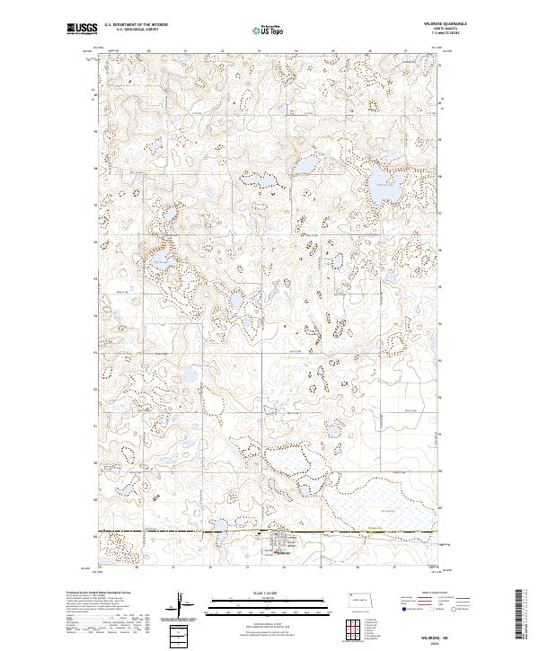 Wildrose 2024 topographic map thumbnail