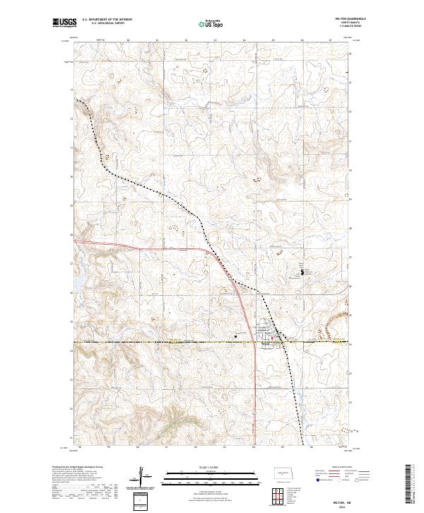 Wilton 2024 topographic map thumbnail