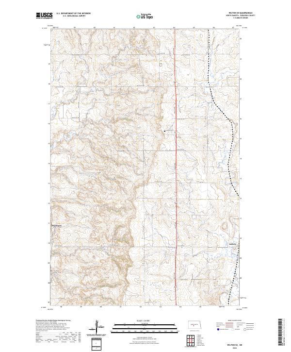 Wilton SE topographic map thumbnail