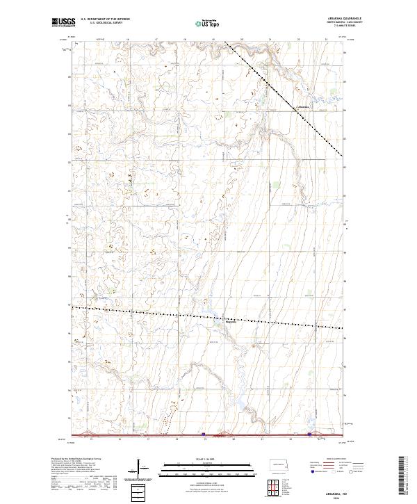 Absaraka topographic map thumbnail