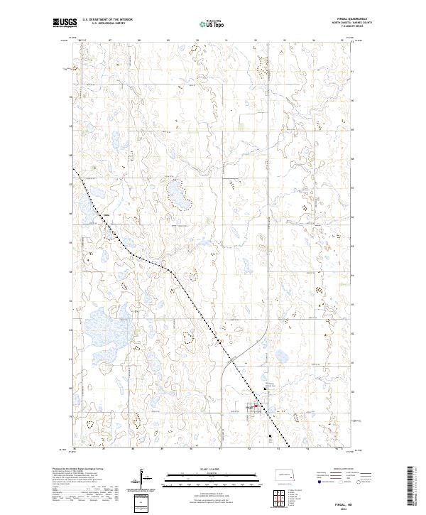 Fingal topographic map thumbnail