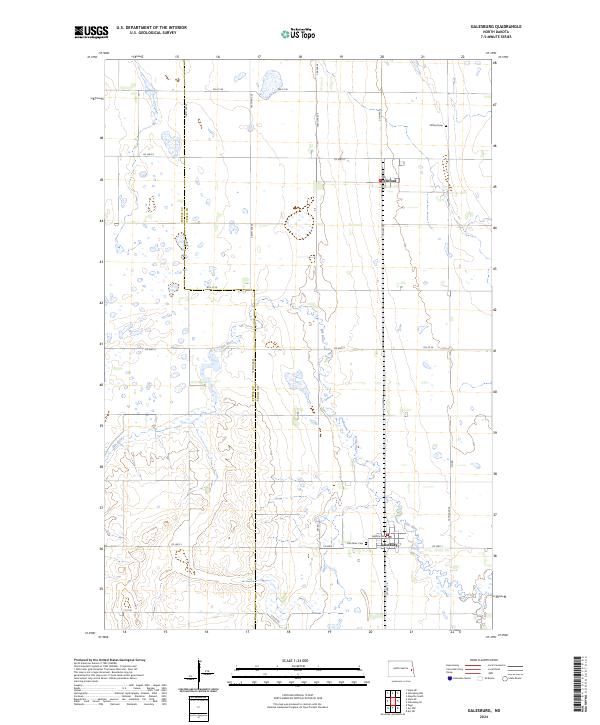 Galesburg topographic map thumbnail