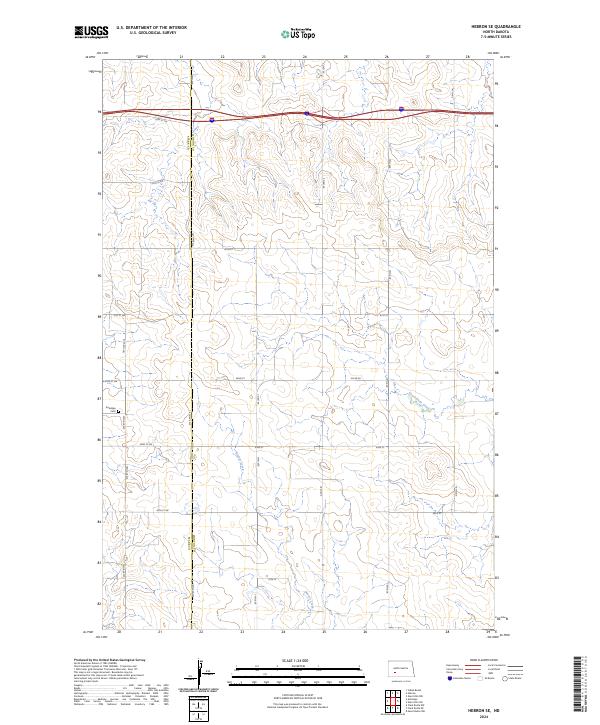 Hebron SE topographic map thumbnail