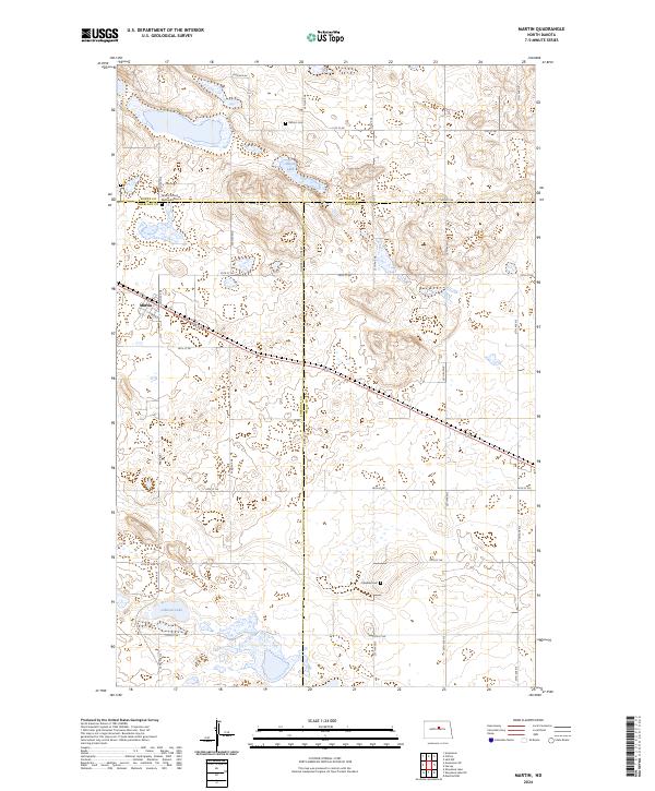 Martin topographic map thumbnail